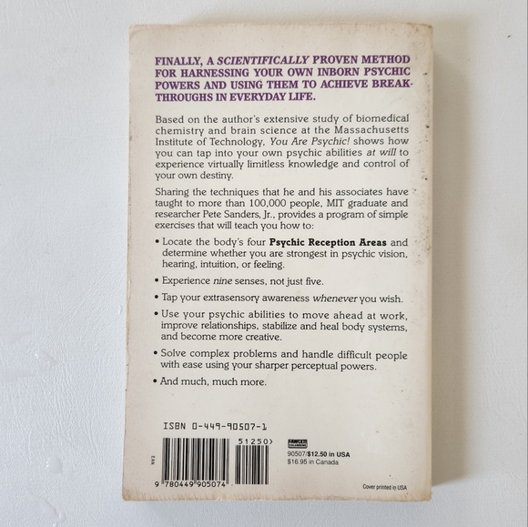 You are psychic! Book by Pete A. Sanders, Jr. - Picture 3 of 14